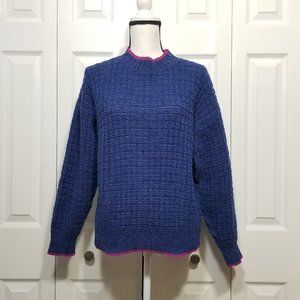 REI blue VTG sweater (12-094)